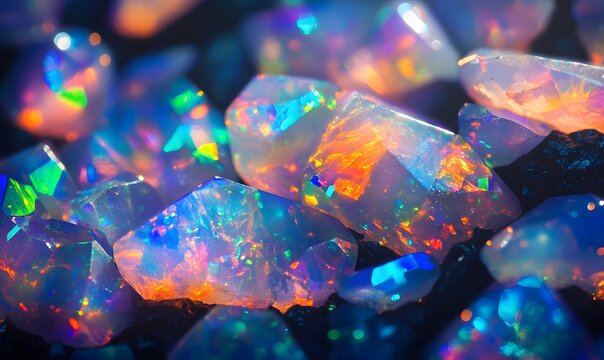 high detail image opal jemstone texture, Generative AI