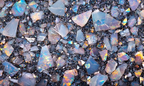 high detail image opal jemstone texture, Generative AI