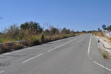 The beautiful landscape road
