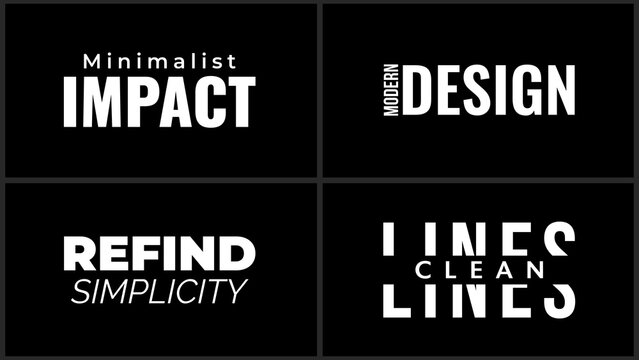 Dynamic Bold Titles