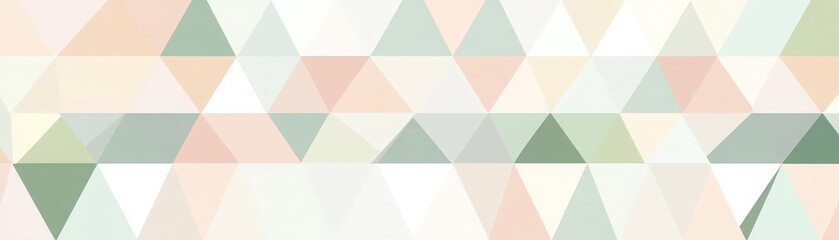 Abstract triangle pattern, muted pastel colors, minimalist, modern wallpaper, clean repetition