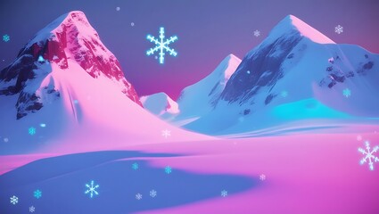 Obraz premium panoramic winter background with copy space. wallpaper, wall arts, cover, wedding and invite card.