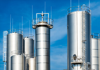 modern industry silo in austria © fottoo