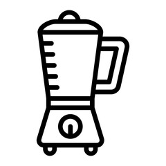 Blender Vector Line Icon Design