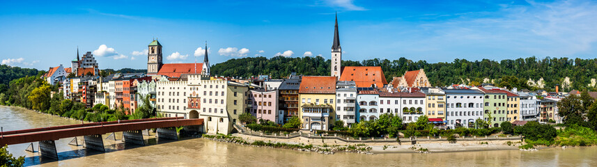 old town of wasserburg am inn - bavaria
