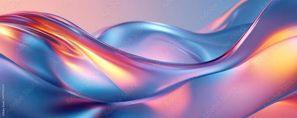 Poster a captivating blend of flowing colors showcasing dynamic movement and smooth texture, perfect for mo