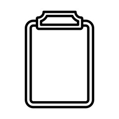 Notes Clipboard line icon