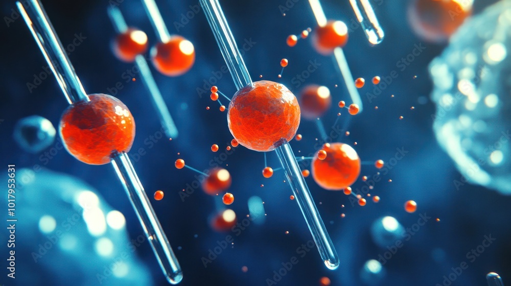 Poster exploring the intricate world of molecules a deep dive into molecular structures and their interacti