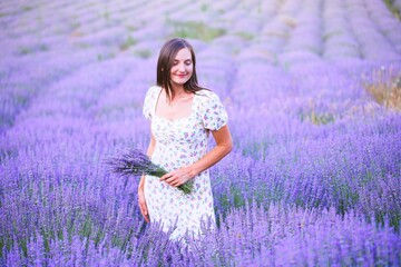 woman in lavender field
