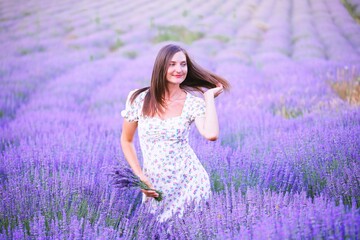 woman in lavender field