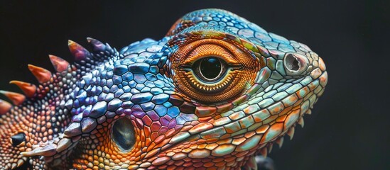 Obraz premium Lizard Portrait