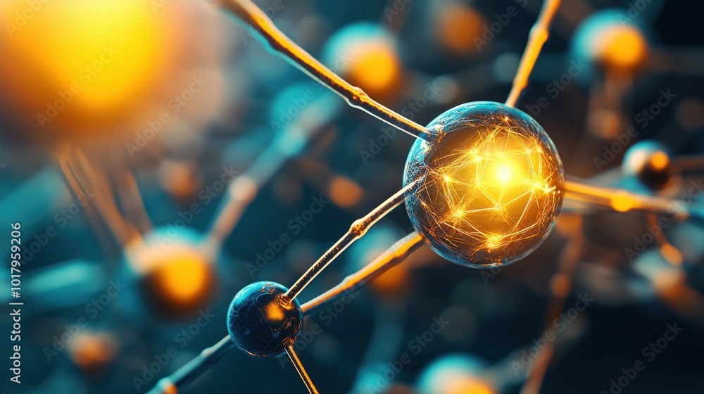 Poster exploring the fascinating world of molecular structures and their significance in science