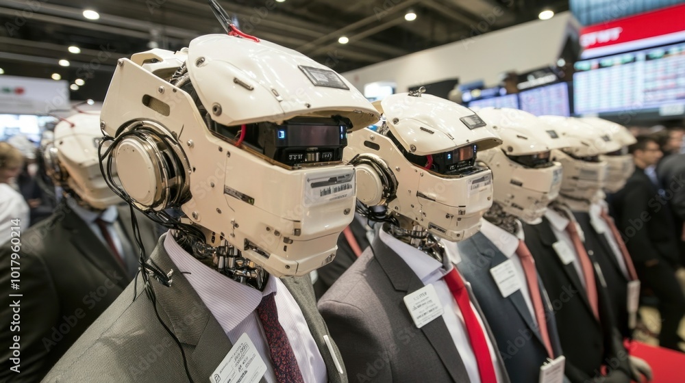 Poster Exploring the Future of Robotics Innovative Humanoid Robots at Trade Shows