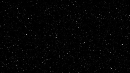 fast speed black screen animation through start in space - Powered by Adobe