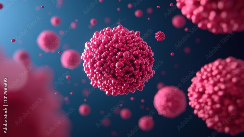 Poster exploring the microscopic world of viruses fascinating insights into their structure and function