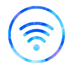 マーブルな星空｜Wi-Fiアイコン