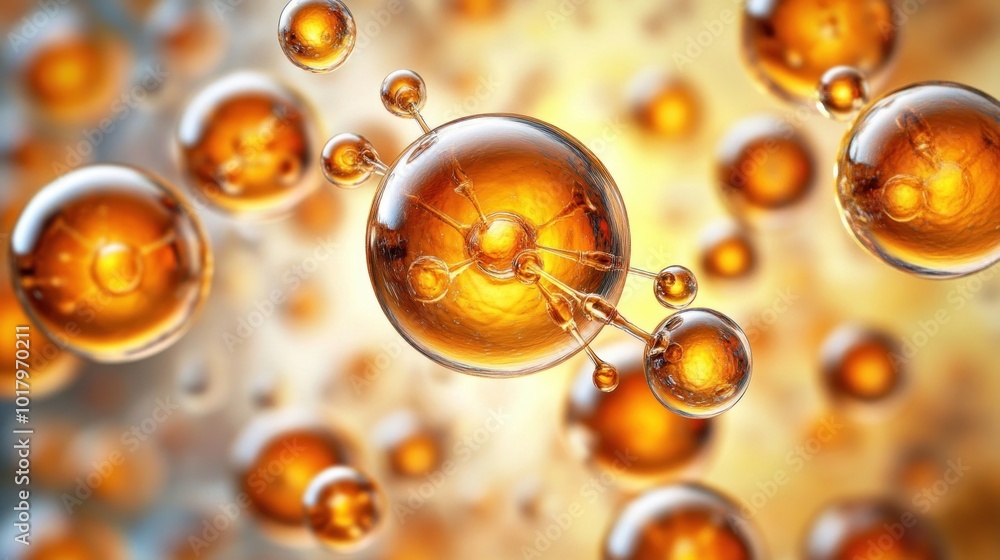 Fototapete exploring the fascinating world of molecular structures and their significance in science and techno