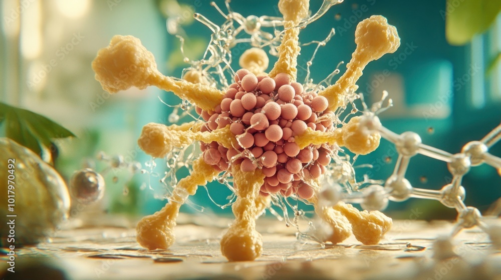 Leinwandbilder understanding the structure and functionality of viruses in the microbial world