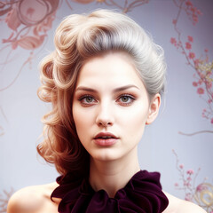 portrait of a beautiful young woman