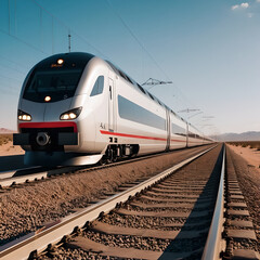 Fototapeta premium train on railway