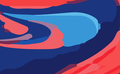 Naklejka premium abstract background design in blue and red colors