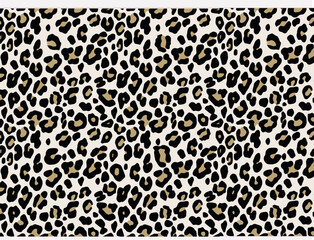 leopard animal print vector design and background