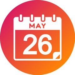 26 May Vector Icon Design