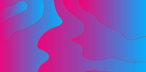 Colorful template background with gradient color. Design with wave shape. Abstract fluid background with ice cream color concept. Creative illustration for poster, brochure, landing, page, cover, ad,