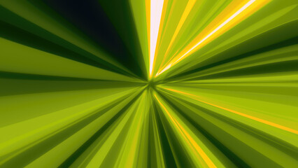 A vibrant explosion of green light beams creating a dynamic energy burst for nature, abstract, or futuristic design themes, video in high quality 4k, motion