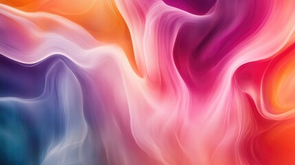 Obraz premium A blend of vivid colors in smooth gradients, forming a striking background texture.