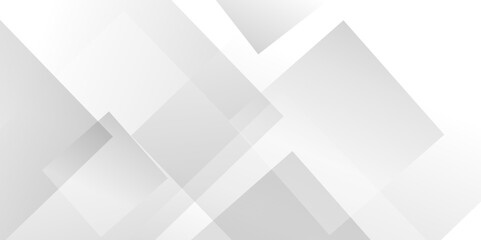 Modern luxury pattern of geometric white and gray color background, Elegant abstract background with grey lines with shadow. white paper transparent material in triangle technology and square shapes i