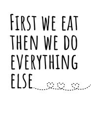 Kitchen Posters, Typography as Art, Kitchen Art Prints, Text Art, Trendy Wall Art