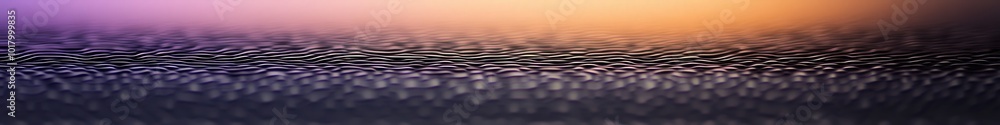 Poster panoramic banner surface catch the warm glow of a sunset, creating an abstract display of colors and shapes, inviting a tranquil atmosphere