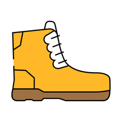 work boots civil engineer line icon vector. work boots civil engineer sign. isolated symbol illustration