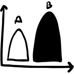 Business infographics icons with different diagram vector illustration. Abstract data visualization, marketing charts and graphs. Business statistics, planning and analytics, forecasting growth rates