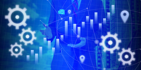 Obraz premium Casual Business Abstract Background Design