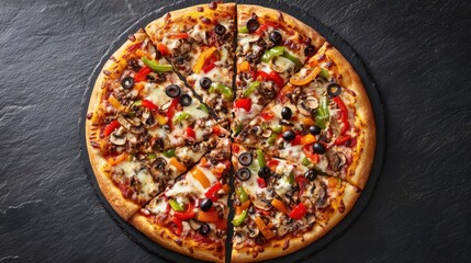 The Delicious Mixed Toppings Pizza