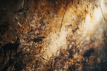 Faint animal figures etched in stone reveal stories of survival and the primal connection between early humans and wildlife.