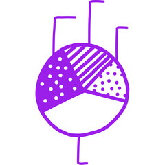  Business infographics icons with different diagram vector illustration. Abstract data visualization, marketing charts and graphs. Business statistics, planning and analytics, forecasting growth rates