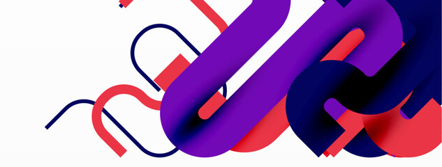 Wave lines minimal abstract background