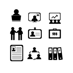 business and finance icons