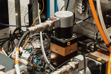 stepper motor with cables