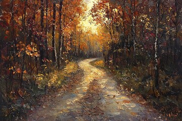 Obraz premium Abstract oil painting illustration background