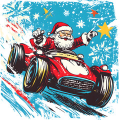 Doodle Christmas and New Year Cards - 2D Hand-drawn Illustrations on White Background