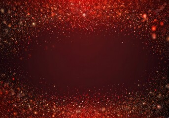 red abstract background with sparkles and magic