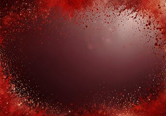 red abstract background with sparkles and magic