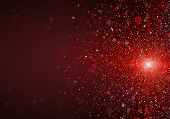 red abstract background with sparkles and magic