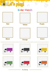 Color match in Beehive theme with pickup truck