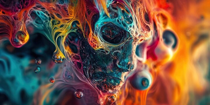 LSD acid trip concept