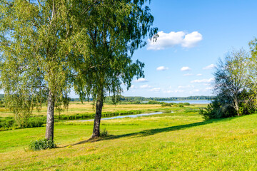 Nature at the Mikhailovskoye Estate Museum in the Pushkin Mountains, Pskov region, Russia